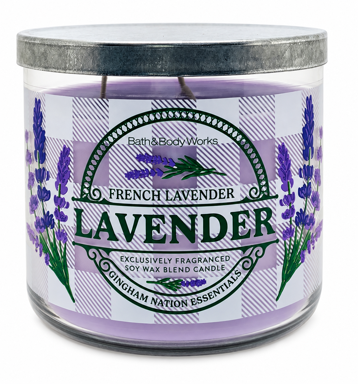 French Lavender 3-wick Scented Candle