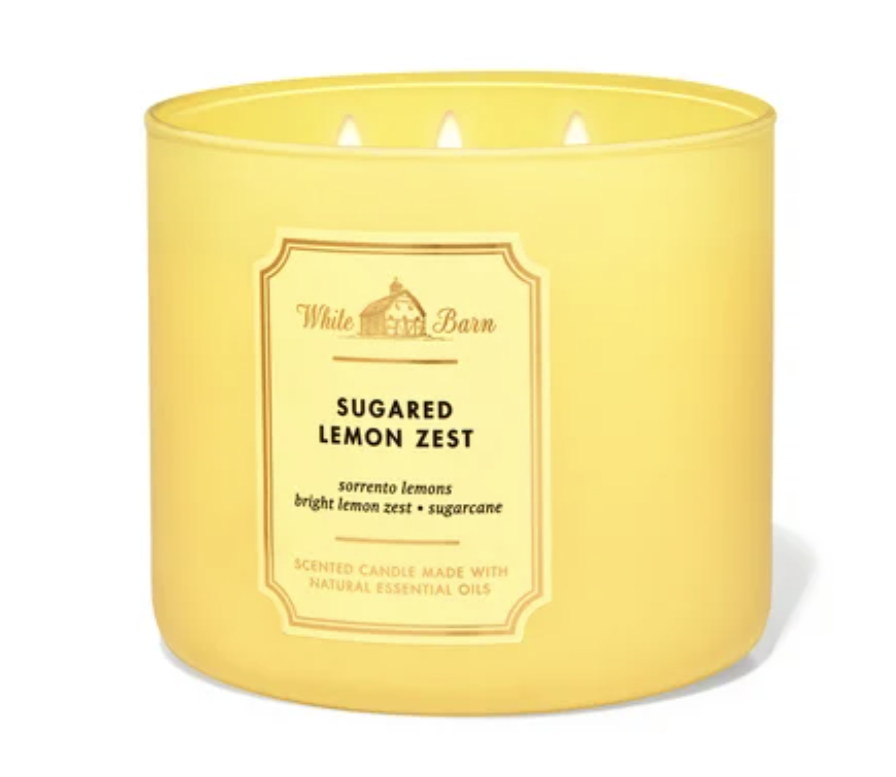 Sugared Lemon Zest Scented Candle 410g