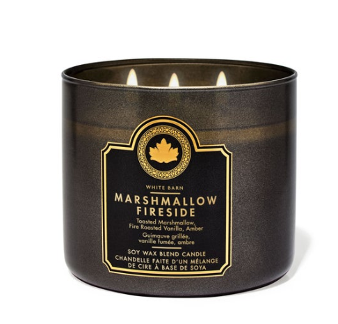 Marshmallow Fireside 3-wick scented candle