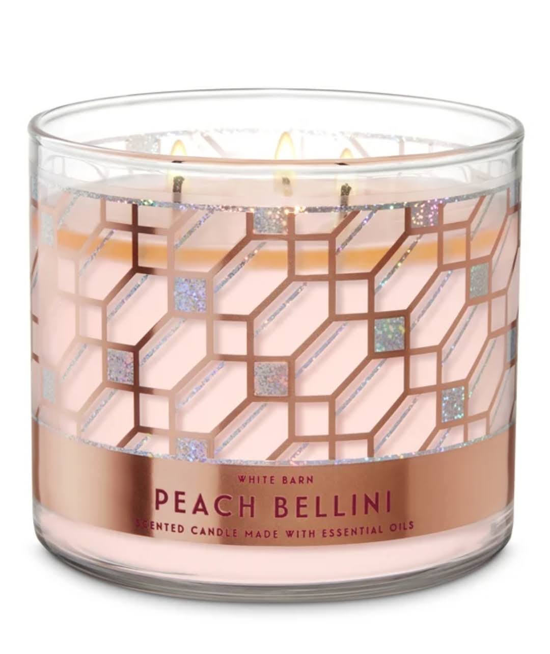 Peach Bellini 3-Wick Scented Candle