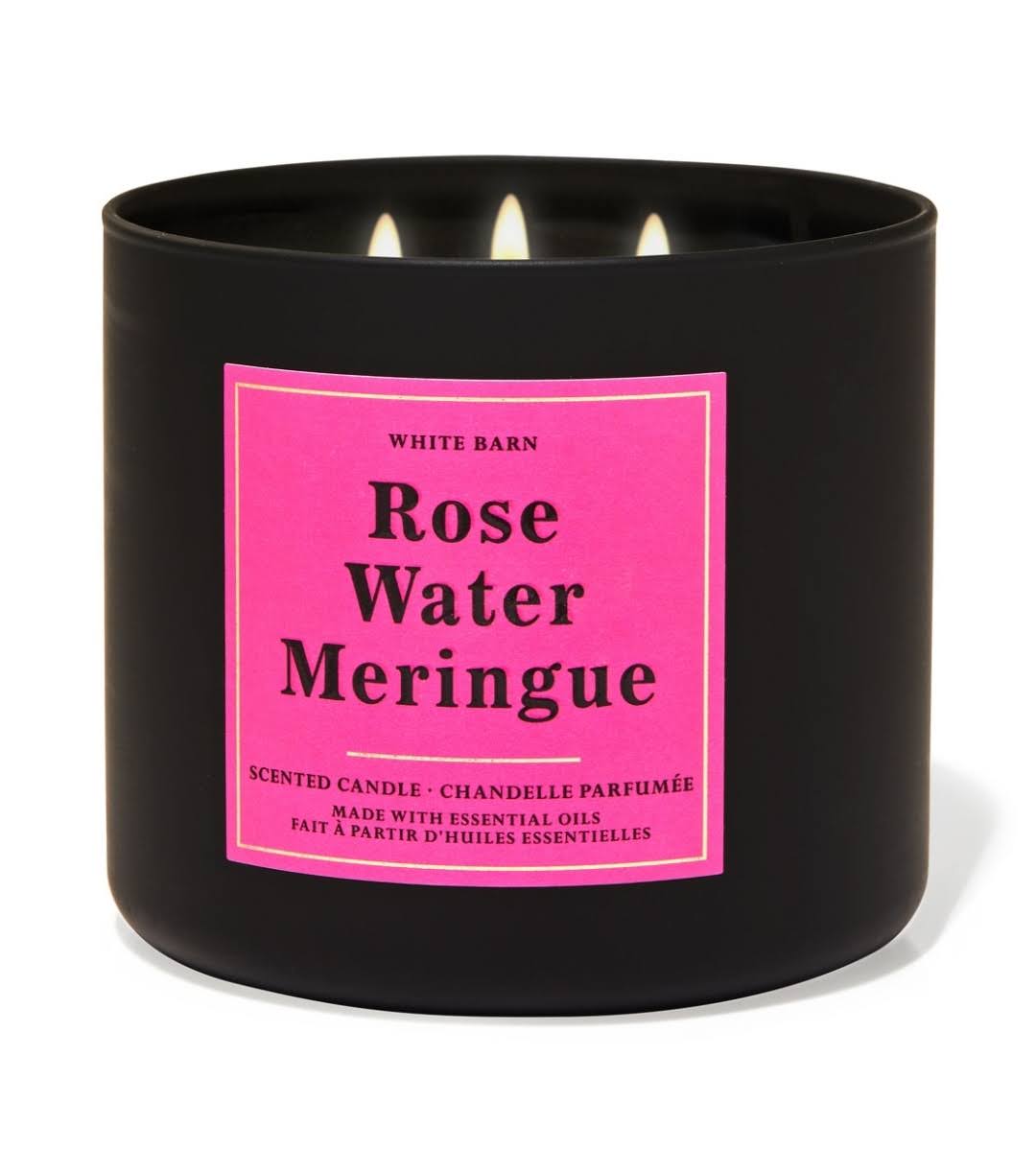 ROSE WATER MERINGUE 3-wick scented candle