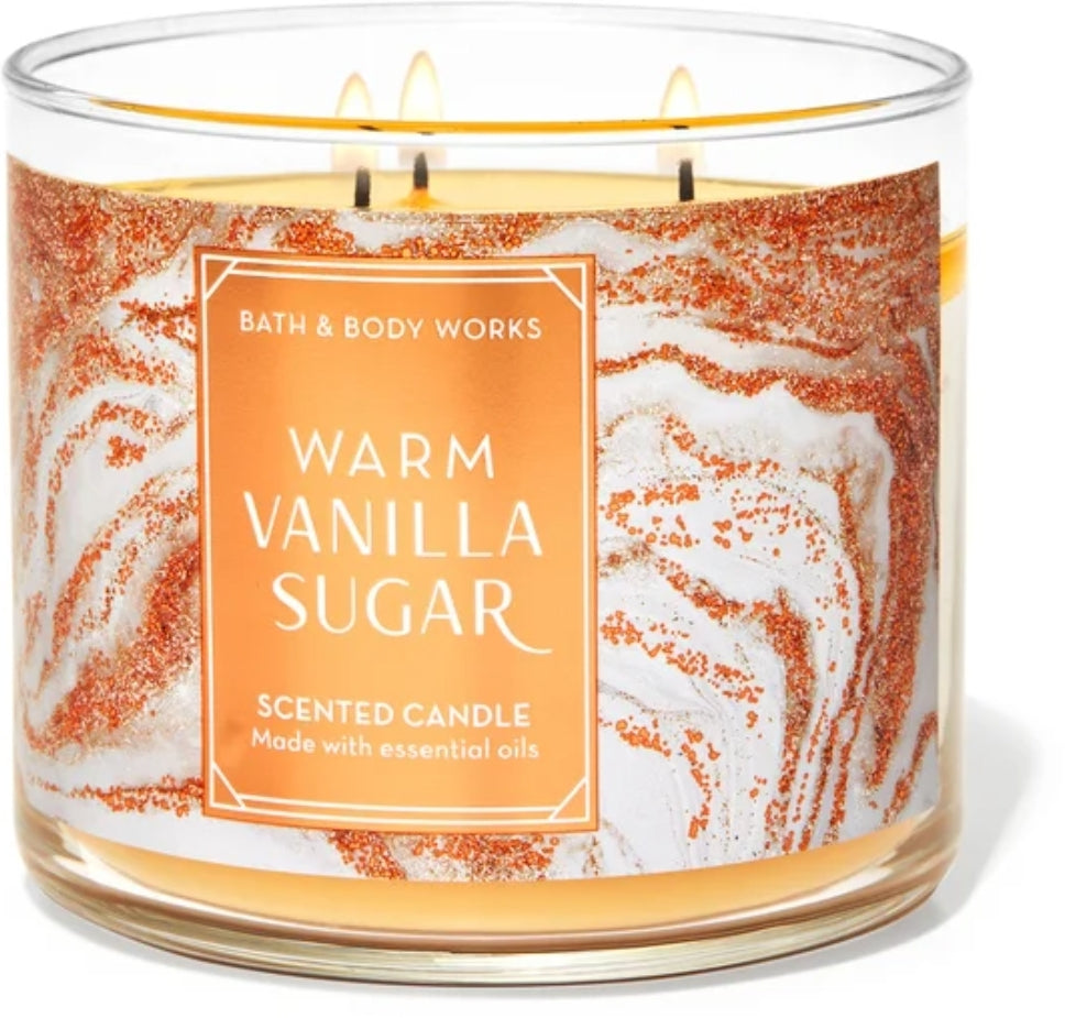 Warm Vanilla Sugar 3-wick Scented Candle