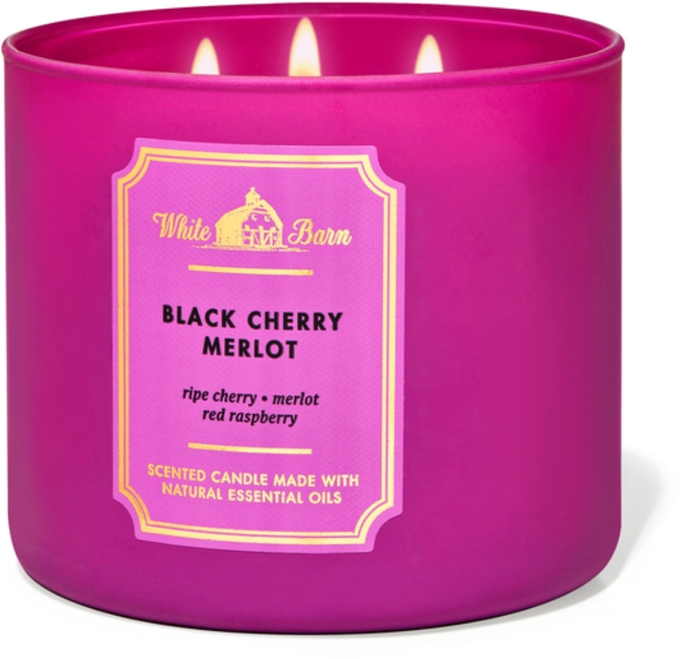 Black Cherry Merlot 3-Wick Candle