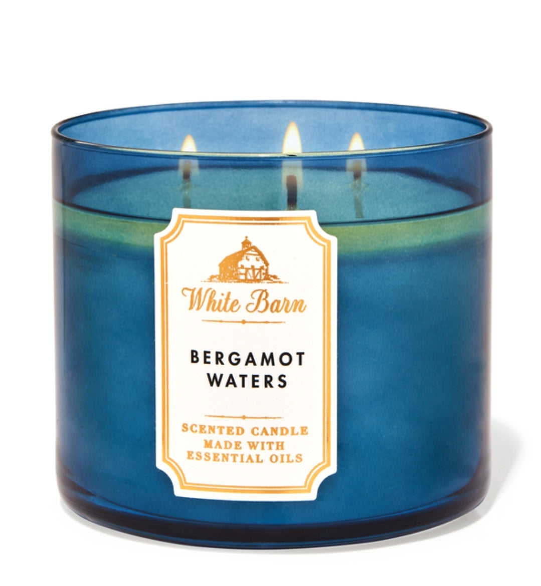 Bergamot Waters Scented Candle