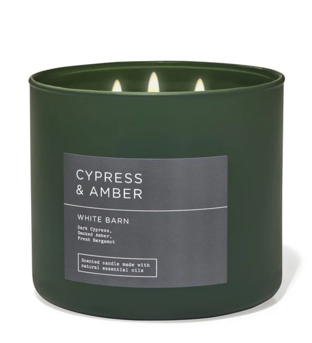 Cypress & Amber Scented Candle