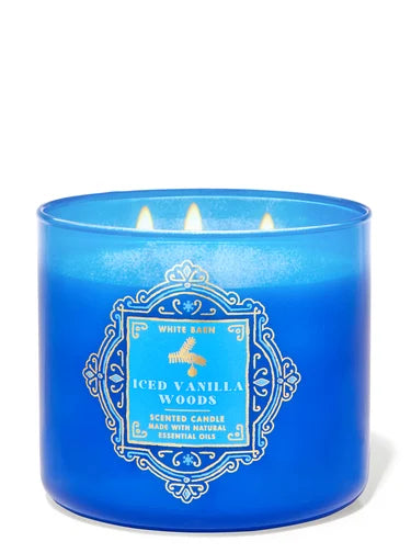 Iced Vanilla Woods Scented Candle